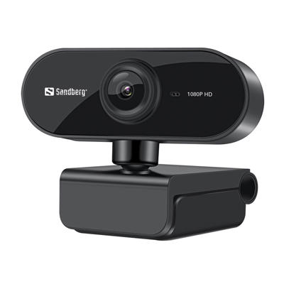 Webcam Sandberg USB 1080P HD sort