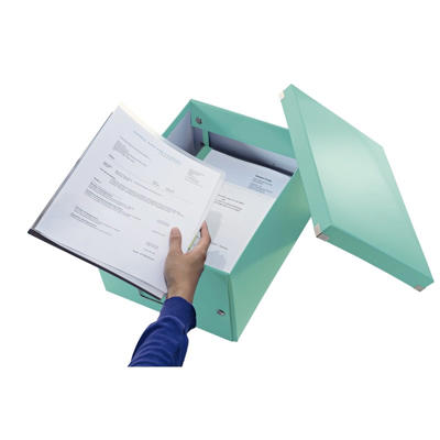 Arkivboks Leitz Click&Store WOW isblå medium