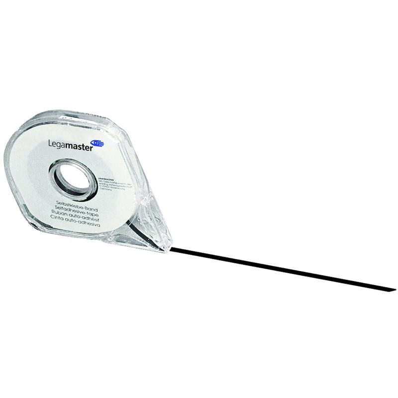 Inddelingstape Legamaster sort 3,0mmx8m 7-4333