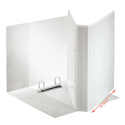 Hobbymappe Esselte Maxi hvid 30mm 2-rings 55219