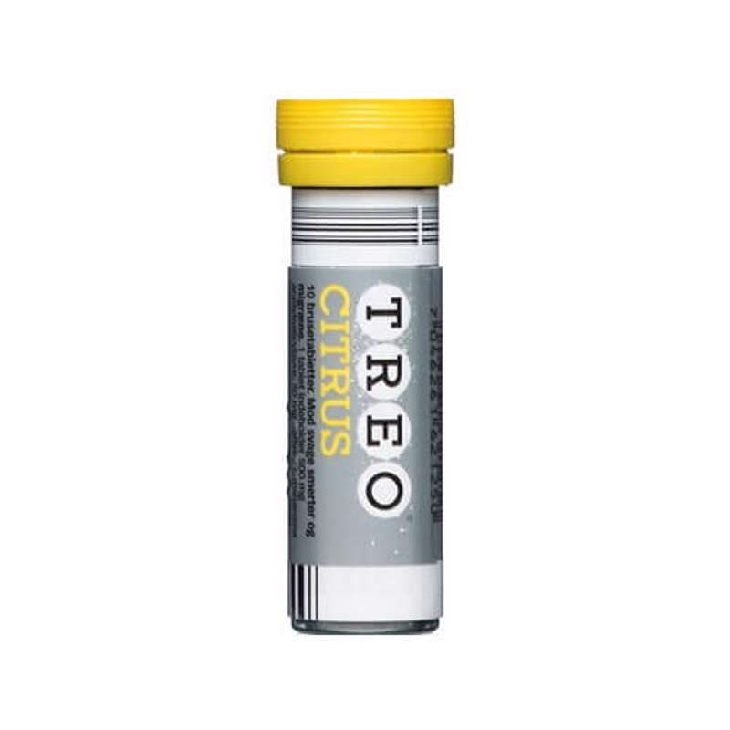 Håndkøbsmedicin Treo Citrus brusetabl. 500mg+50mg /10 stk.