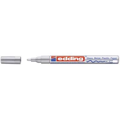 Marker Edding 751 permanent sølv rund spids 1-2mm
