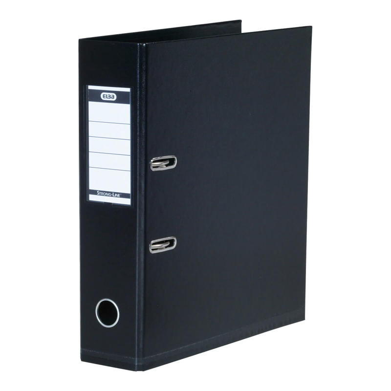 Brevordner ELBA PP A4 sort bred 1414-10