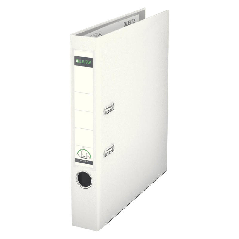 Brevordner Leitz 180 PP A4 50mm hvid