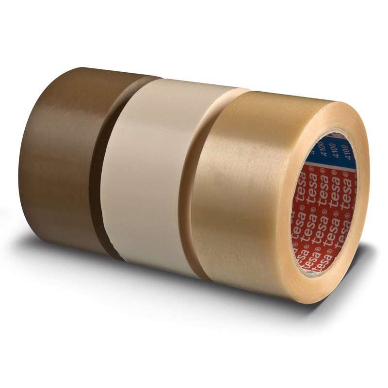 Tape Tesa rillet PVC klar 50mmx66m 4100