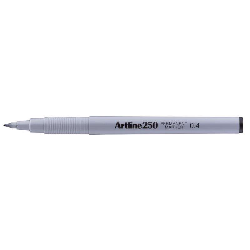 Marker Artline EK250 sort permanent 0,4mm
