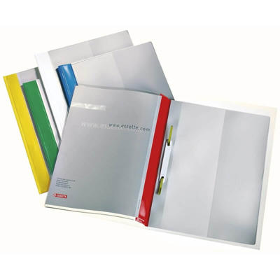 Tilbudsmappe Esselte m/lomme + dobb forside rød /25