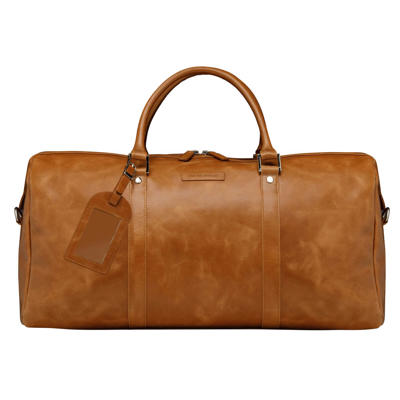 Weekender Bag Kastrup, læder tan/brun (2nd Gen)