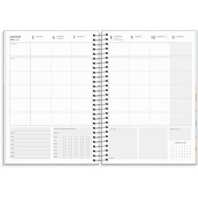 Life Organizer Family Planner ugekalender 2026