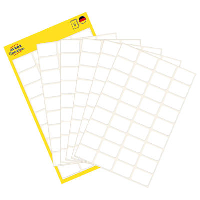 Etiket Avery hvid 18x12mm 216stk/pk 3042