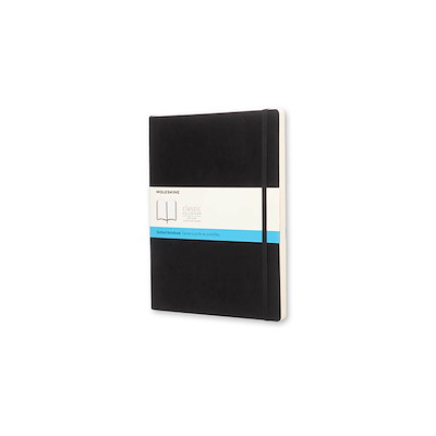 Notesbog Moleskine Classic soft dotted XL 19x25cm sort