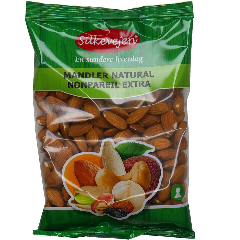 Mandler Silkevejen Naturel 200g