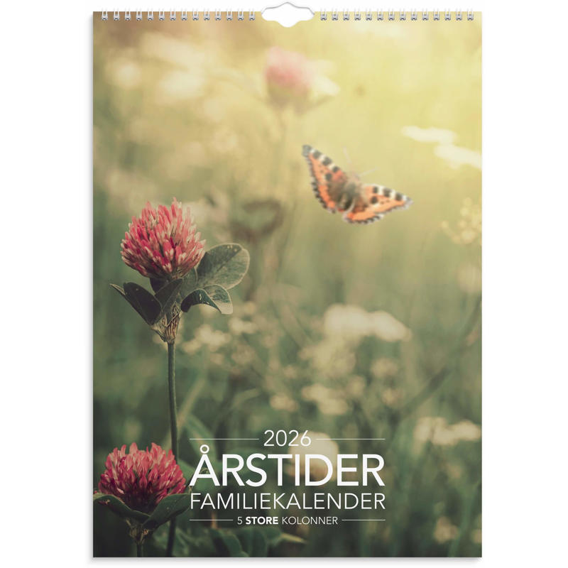 Familiekalender Årstider A3 2026