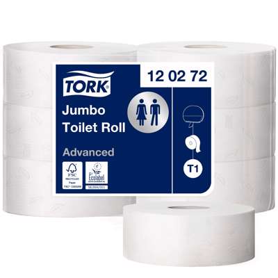 Toiletpapir Tork Jumbo T1 Advanced 2-lag 360m 120272 6rl