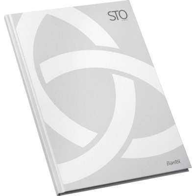 Notesbog Bantex A4 Stockholm lin. 70g