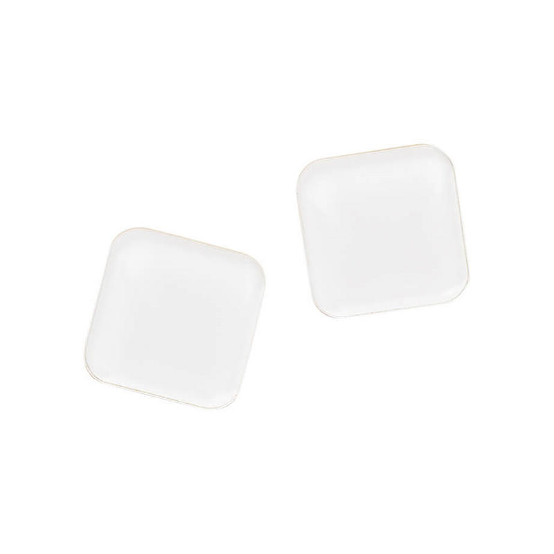 Magnet Superstærk Naga akryl 2,5x2,5cm hvid 2stk/pk