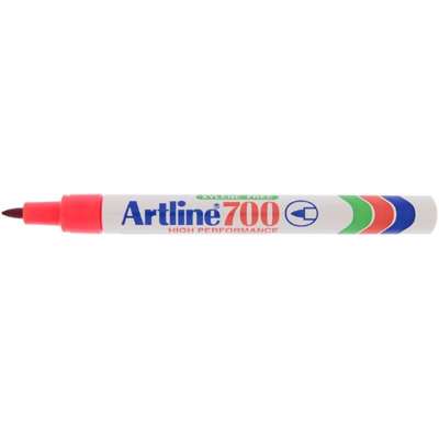 Marker Artline 700 permanent rød 0,7mm