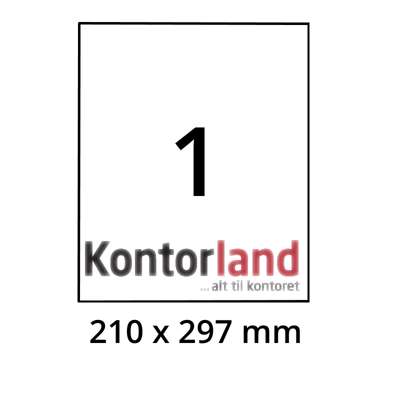 Etiketter Xerox 210x297mm 003R974288 1stk/ark 100ark/æsk