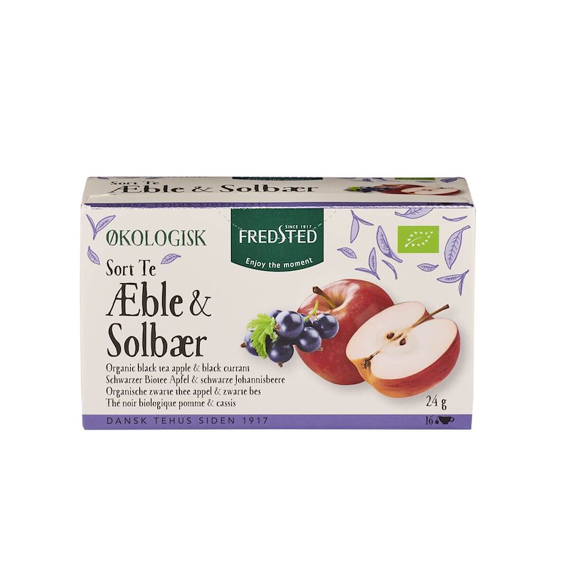 Te Fredsted økologisk Apple & Bl. Currant 16 breve