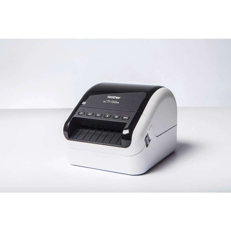 Labelprinter Brother QL-1110NWBc t/fragtlabels netkort+wi-fi