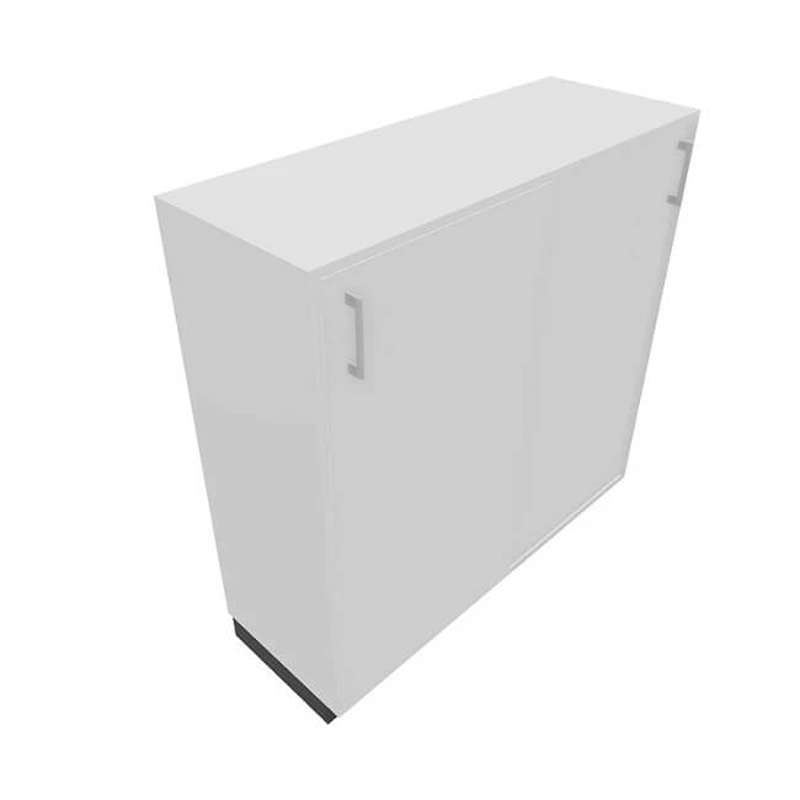 Skydedørsskab Fumac Jive 2-116-40L 6-rum 116x42x113