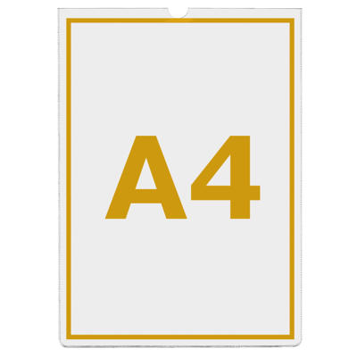 Plastetui Esselte A4 0,105mm glasklar 100stk/pk