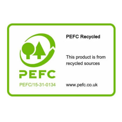 Blok Post-it recycled 48x48mm SS Canary gul 12blk/pk