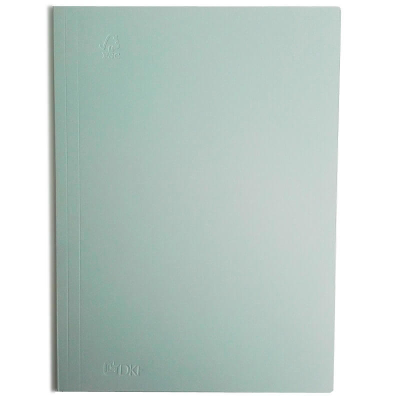 Mappe DKF nr. 125 A4 m/3 klap 801205, grå