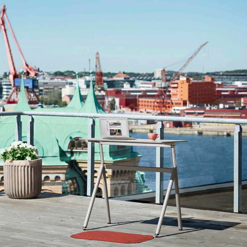 Hæve/sænkebord StandUp 960x620mm, grå