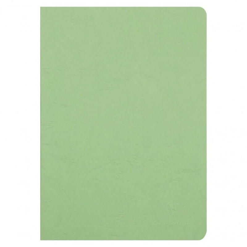 Notesbog A5 lin. Clairefontaine 90g grøn 48 ark