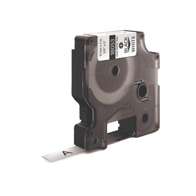 Labeltape DYMO Rhino 9mmx1,5m hvid krympeflex