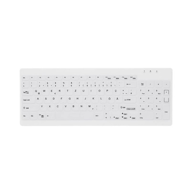 Tastatur Active AK-C7012 Hygiejnisk hvid Nordisk