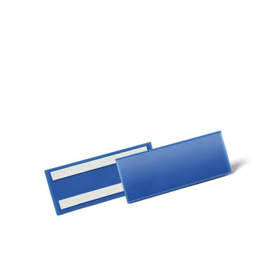 Lagerlomme selvklæbende 210x74mm mørkeblå pk./50