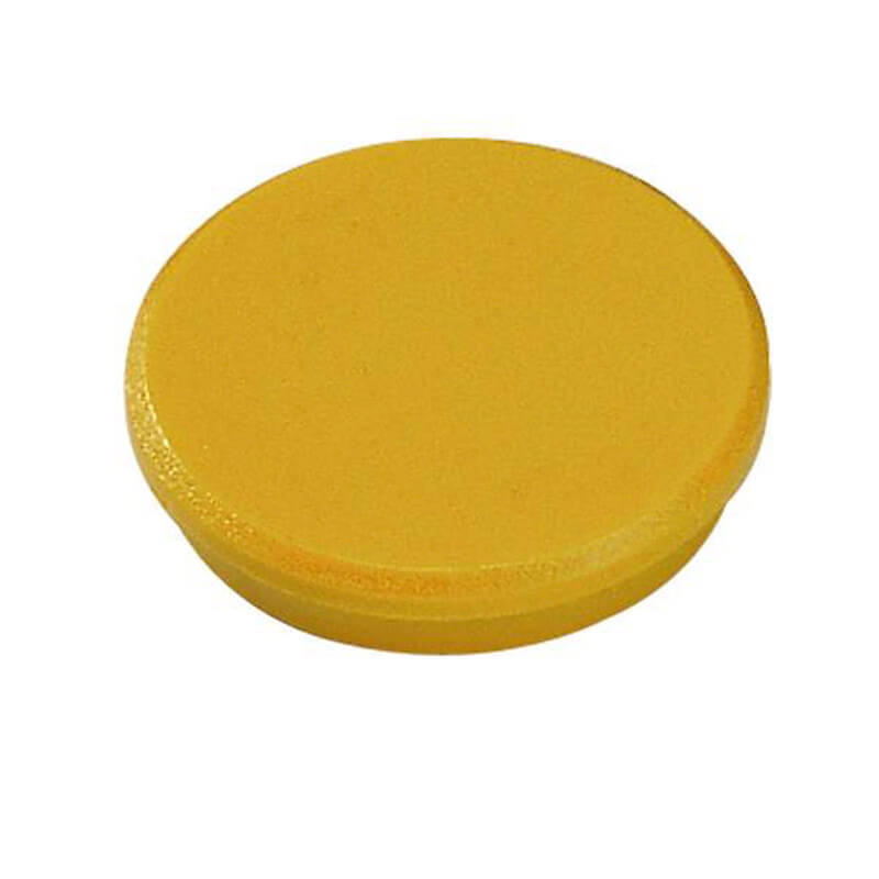 Magneter Dahle 32mm rund gul 10stk/pk bærekraft 0,8kg