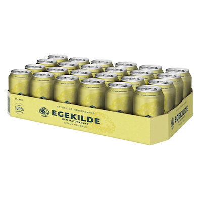 Danskvand Egekilde m/citrus Egekilde 0,33l ks m/24 incl pant
