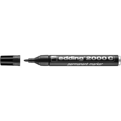 Marker Edding 2000 rund spids 1,5-3mm sort