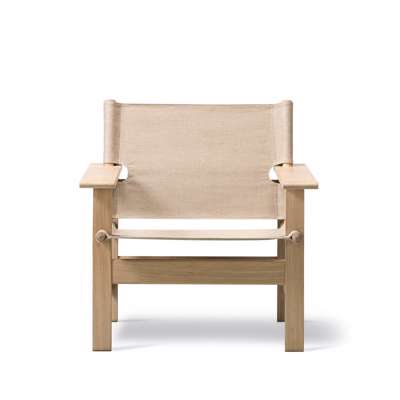 Stol Fredericia The Kanvas Chair lys eg natur