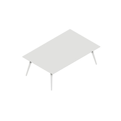 Konferencebord Dencon XL 1914 220x140 HPL hvid/hvid