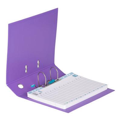 Brevordner ELBA PP A4 lilla bred 1414-21