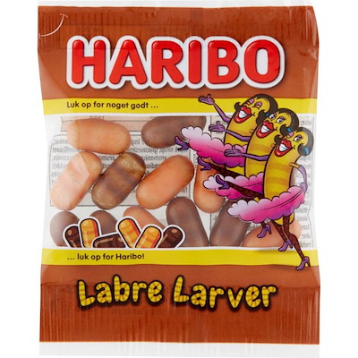 Haribo Click Mix mini poser Labre Larver/100ps