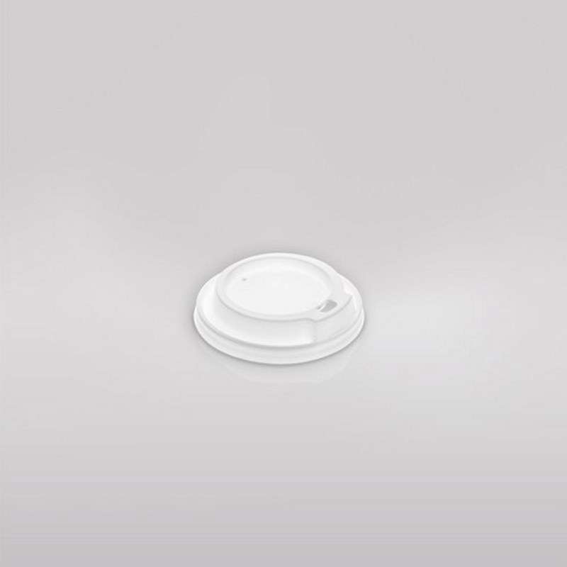 Låg t/bæger thermo 25 cl hvid pk./100 stk