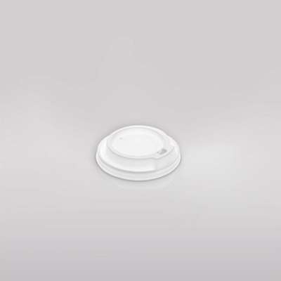 Låg t/bæger thermo 25 cl hvid pk./100 stk