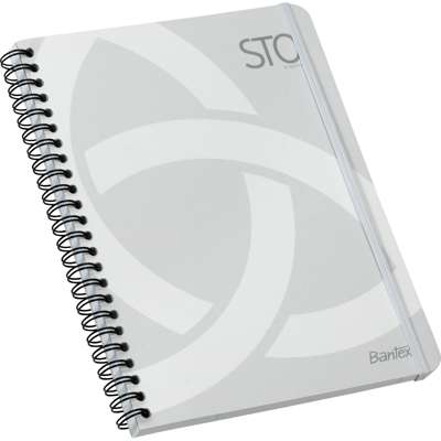 Spiralblok Bantex A5 Stockholm lin. 80g