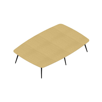 Konferencebord Dencon XL 1904 360x240 HPL eg/sort