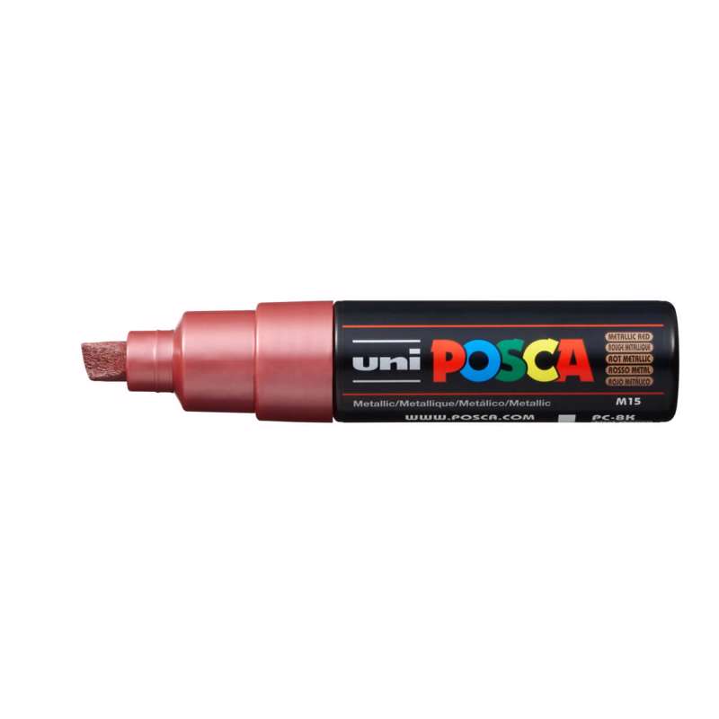Marker Uni Posca PC-8K, metallic red