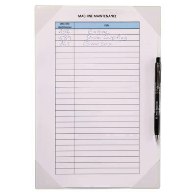 Plastlommer A4 Flytbar selvklæb m/holder t/pen /2