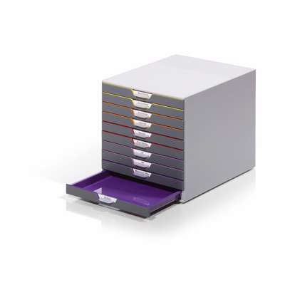 Skuffekabinet Durable VARICOLOR 10 m/10 skuffer
