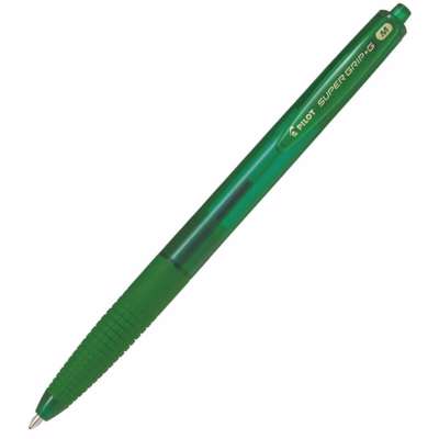 Kuglepen Pilot Super-Grip G grøn 0,27mm Medium