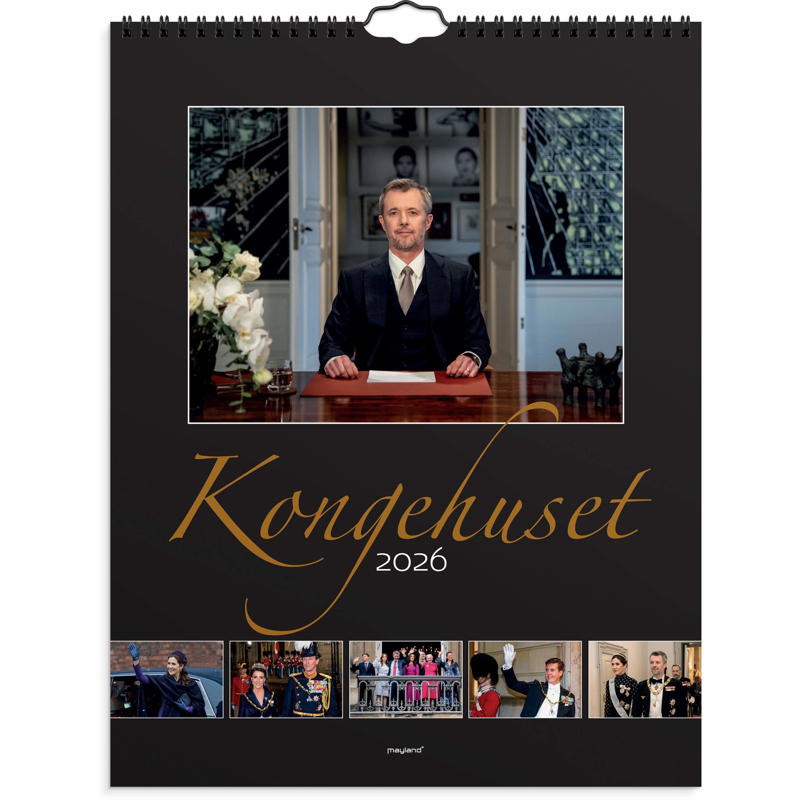 Vægkalender Kongehuset 2026