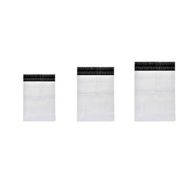 Forsendelsesposer PE hvid returluk